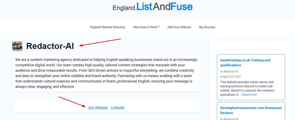 Build a freelancer profile on ListAndFuse